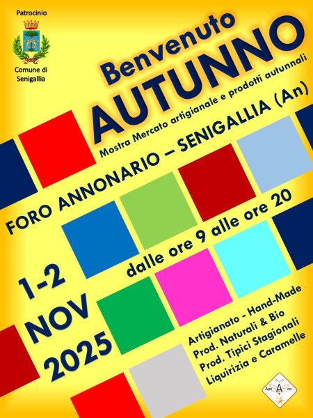 Locandina BENVENUTO AUTUNNO - Senigallia